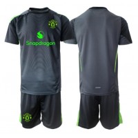 Stroje piłkarskie Manchester United Bramkarskie Koszulka Wyjazdowej dla dzieci 2025-26 Krótki Rękaw (+ szorty)